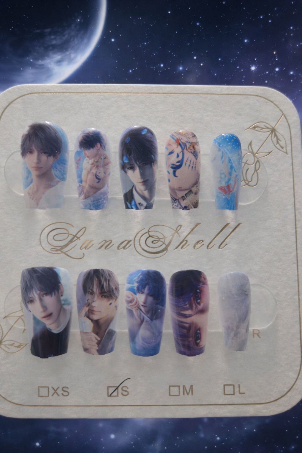 Galactic Romance Press-On Nails