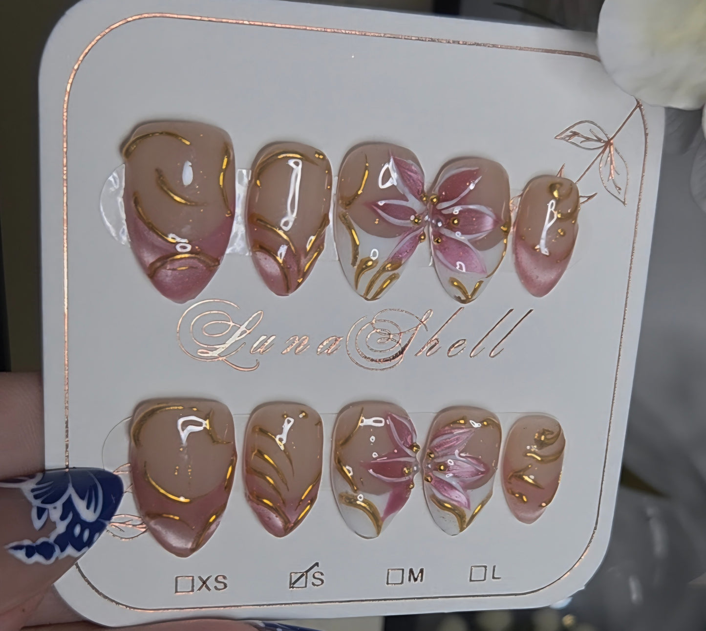Twilight Sakura | Handmade Press-On Nails