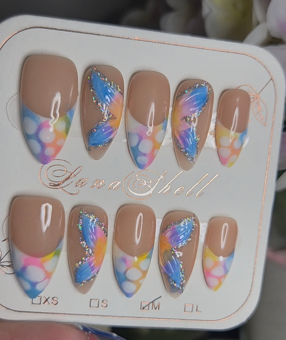 Prism Wings | Handmade Press-On Nails