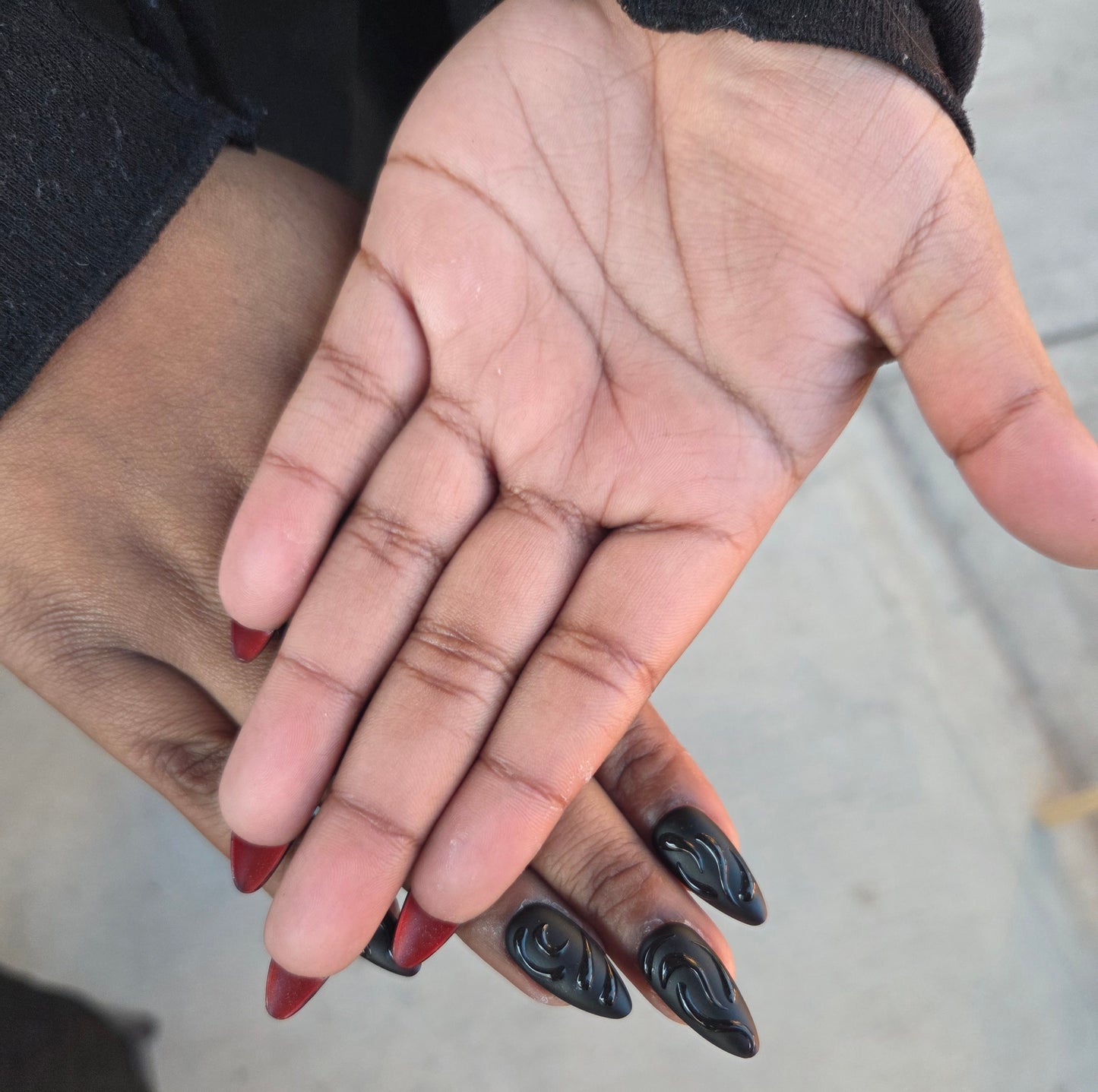 Scarlet Bottom Press-On Nails