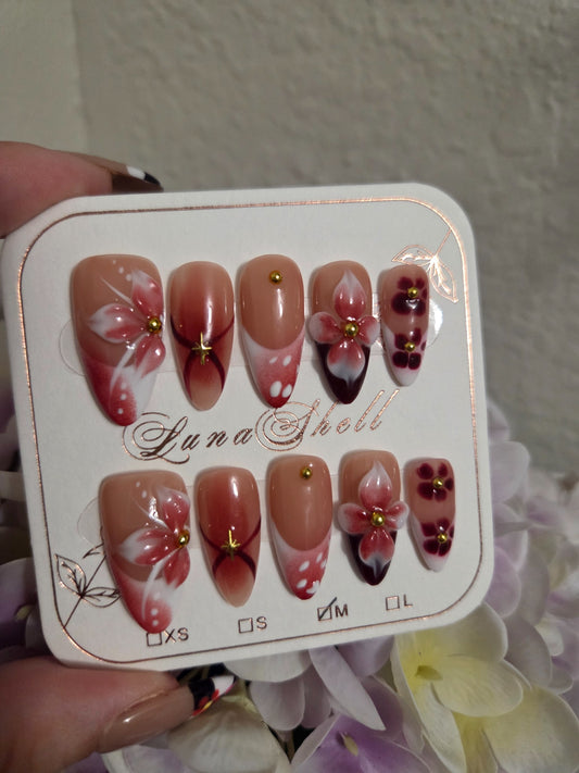 Cherry Blossom Bloom Press-On Nails