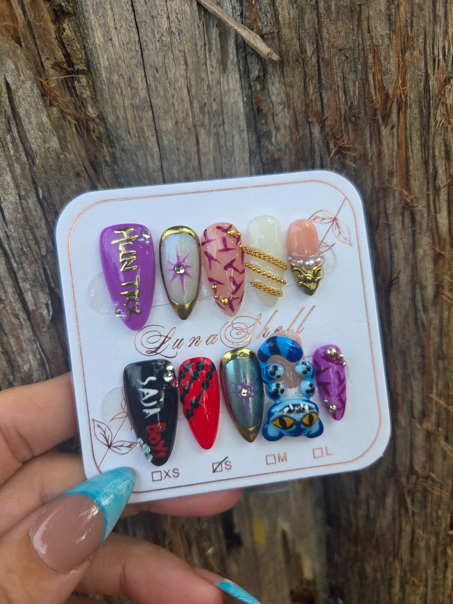 Rival Kpop Idols Press-On Nails – Inspired by K-Pop Demon Hunters