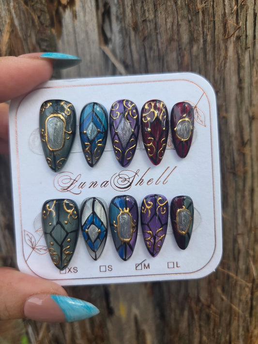 The Glass Kingdom – BookTok Collection Press-On Nails