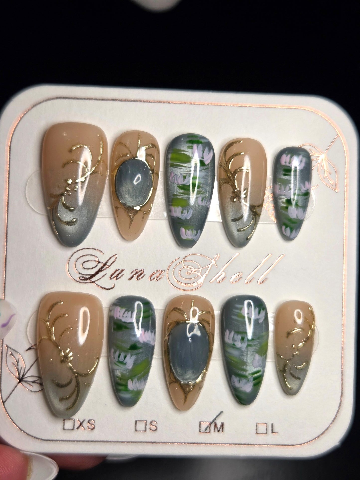 Lotus Serenity Press-On Nails
