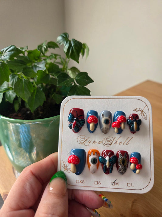Woodland Creature Press-On Nails