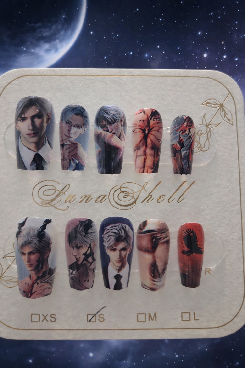 Galactic Romance Press-On Nails