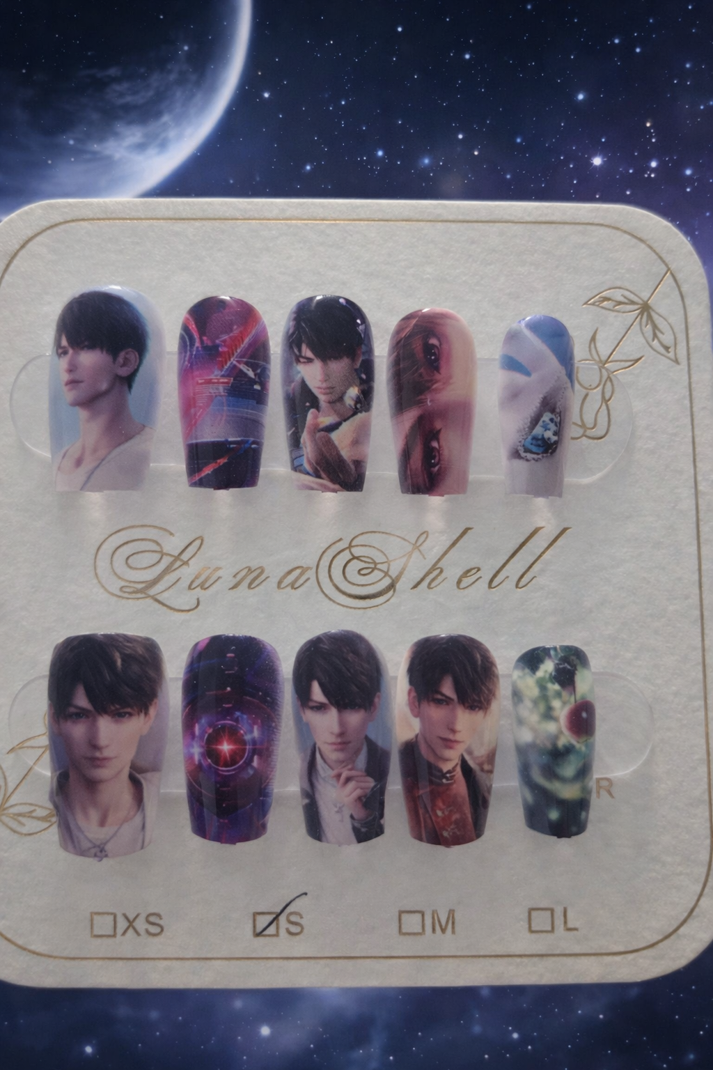 Galactic Romance Press-On Nails