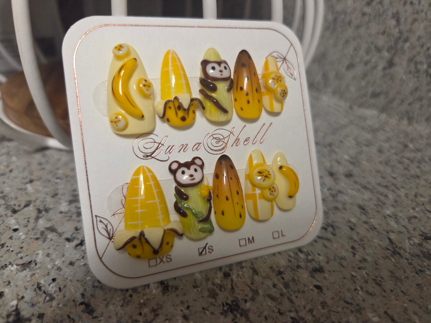 Monkey Business Press-On Nails