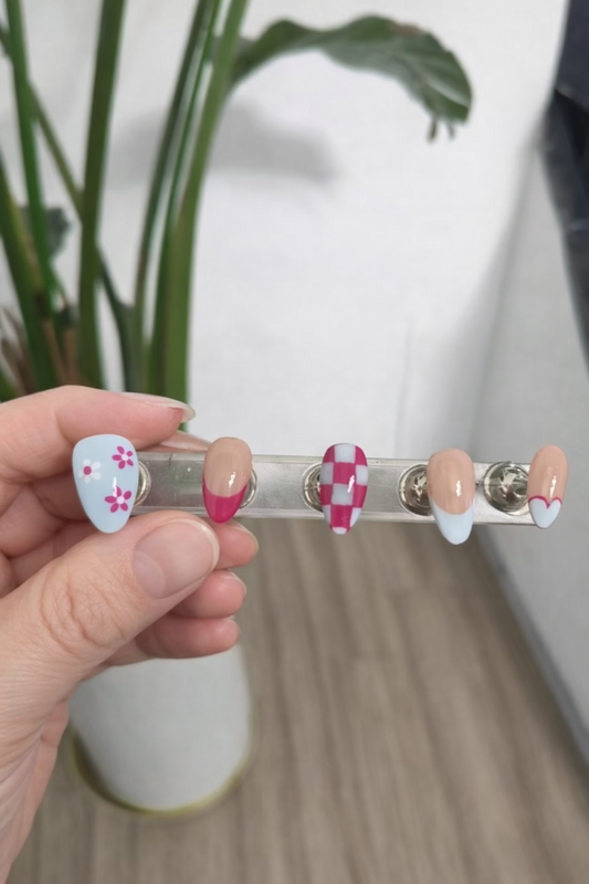 Berry Bloom Press-On Nails