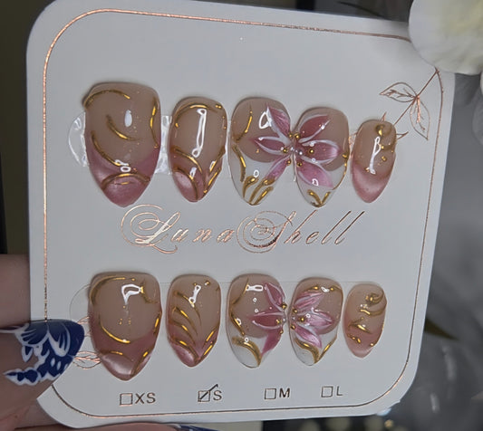 Twilight Sakura | Handmade Press-On Nails